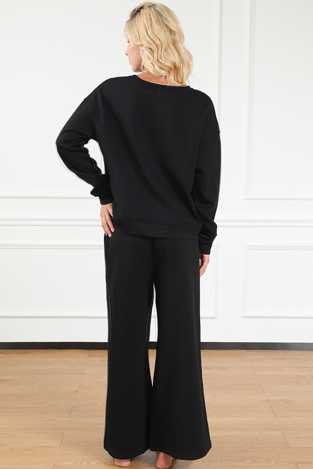 Black Textured Set