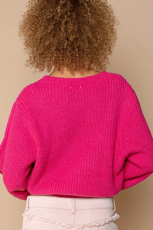 Pol Bubble Sleeve Sweater
