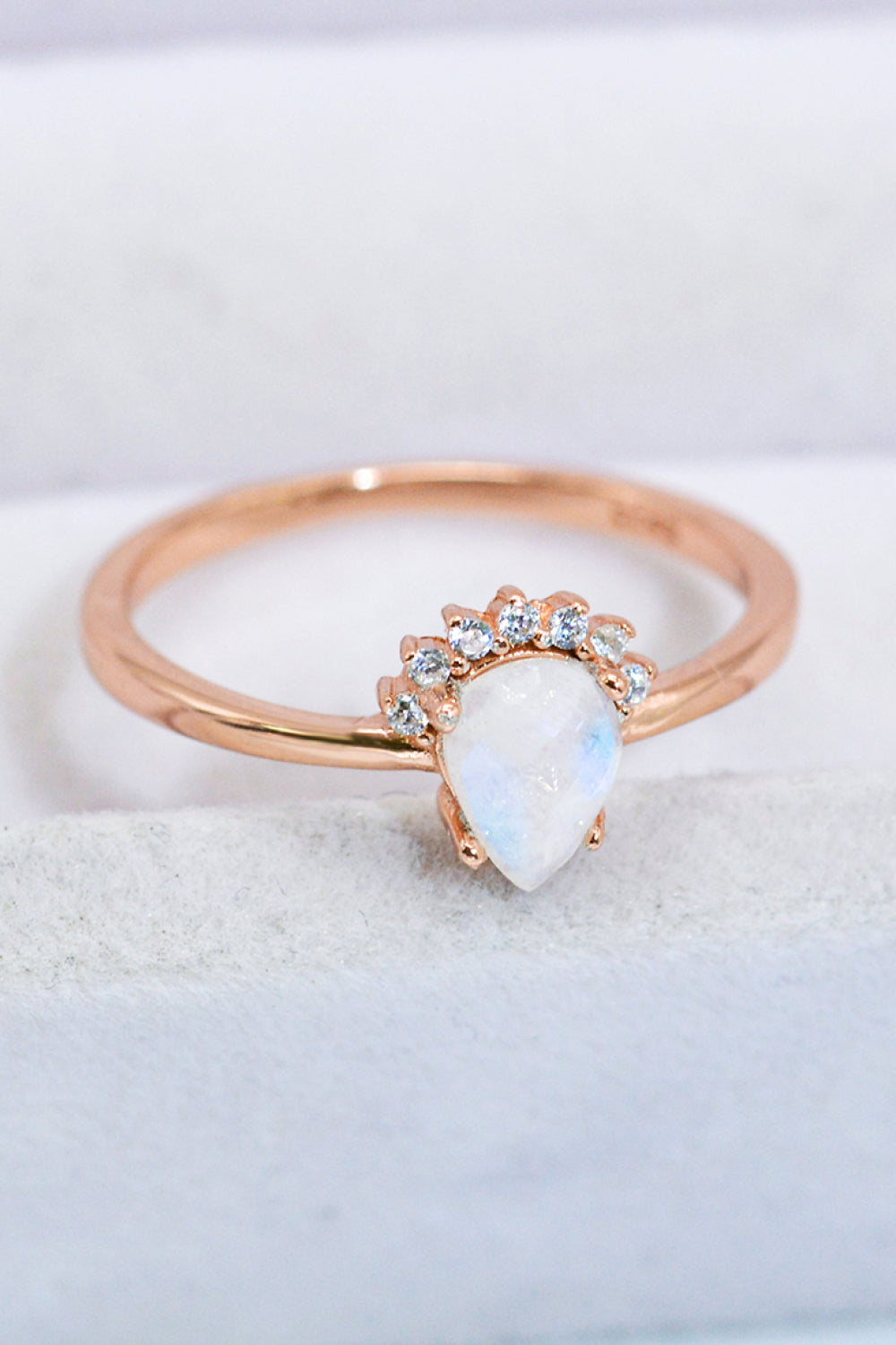 18K Moonstone Ring