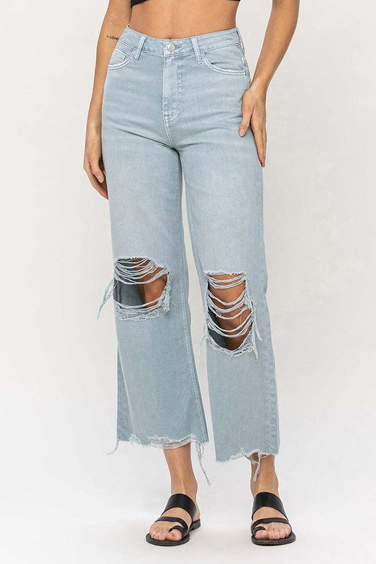 Vervet 90"s Vintage Crop Flare Jeans