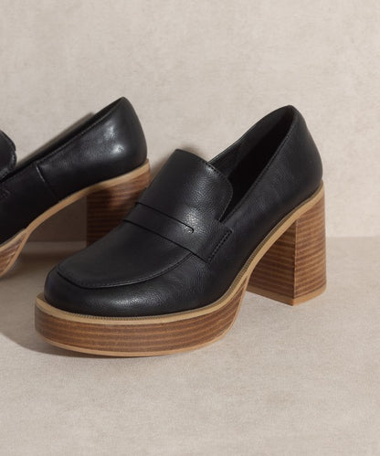 Heels - "OASIS SOCIETY"  Platform Penny Loafers