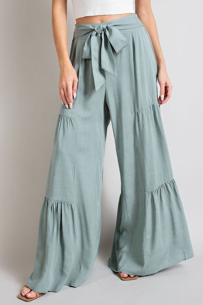 Pants - "EESOME" TIERED WIDE LEG