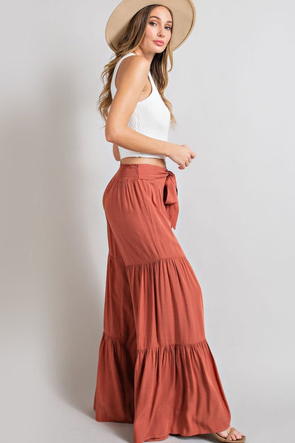 Pants - "EESOME" TIERED WIDE LEG