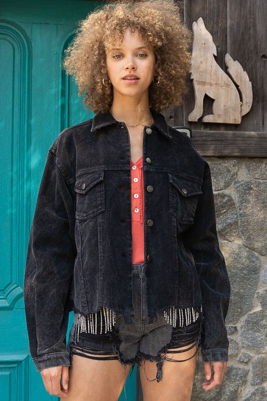 Pol Teddy Corduroy Jacket