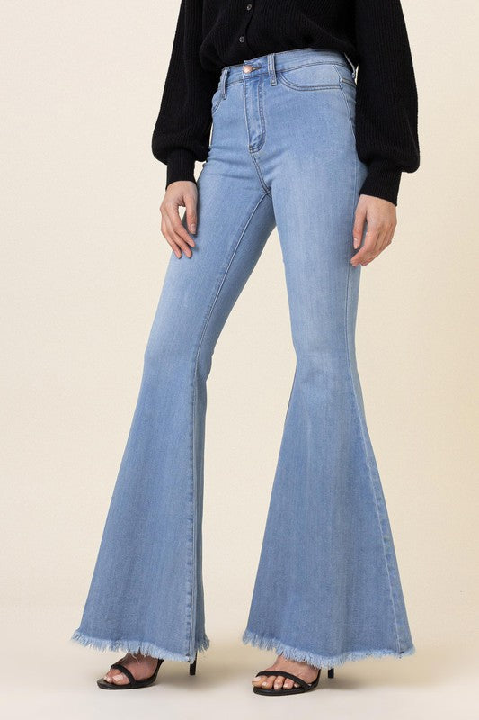 Vibrant M.i.U High Waisted Flare Jeans