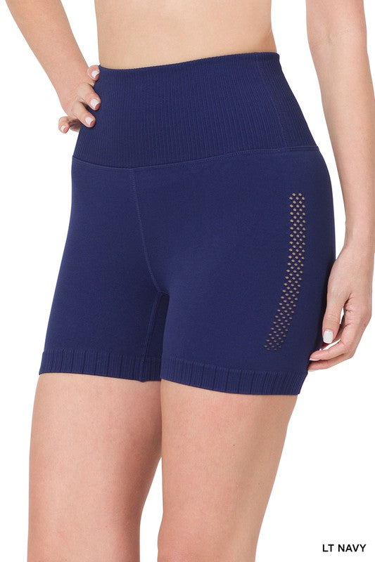 Zenana Seamless Biker Shorts