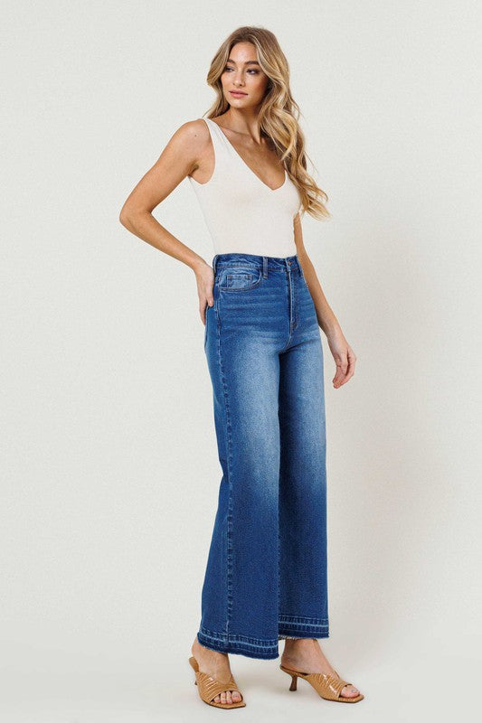 Vibrant MIU Wide Leg Jeans