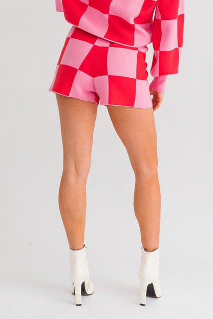 Le Lis Checkered Shorts