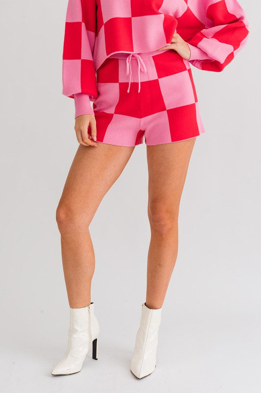 Le Lis Checkered Shorts