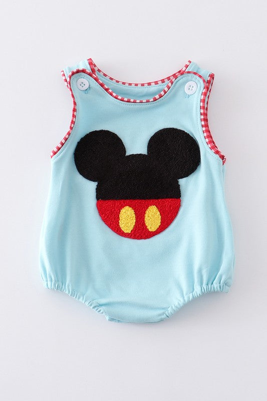 Blue french knot charactor boy bubble