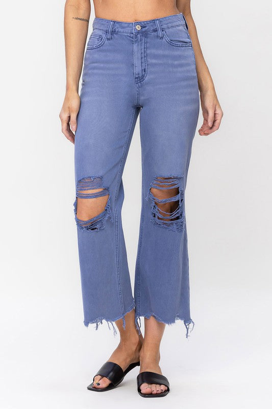 Vervet 90"s Vintage Crop Flare Jeans