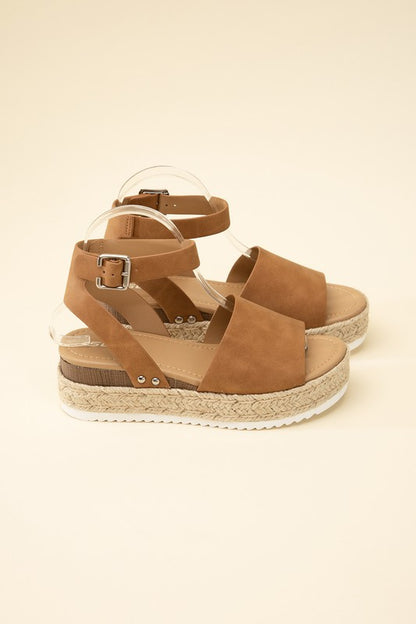 Sandals - "ESPADRILLE"  ANKLE STRAP