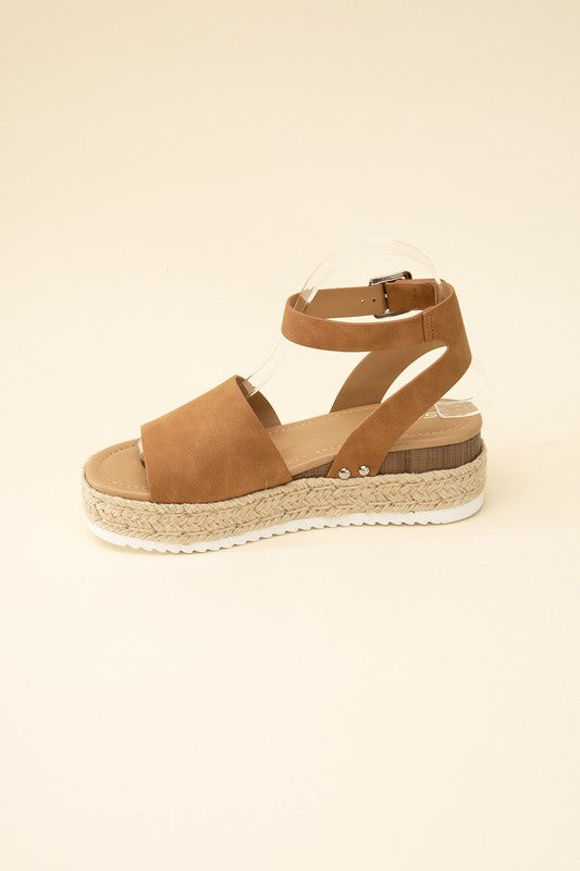 Sandals - "ESPADRILLE"  ANKLE STRAP