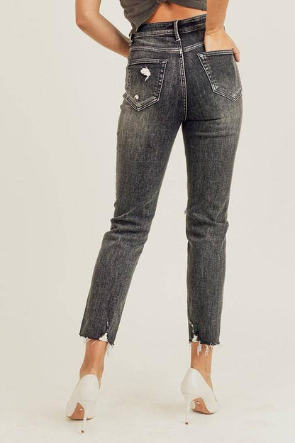 Jeans - "Risen" Relaxed Fit Skinny