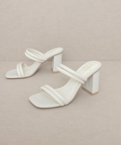 Heels - "OASIS SOCIETY" Strappy Alligator
