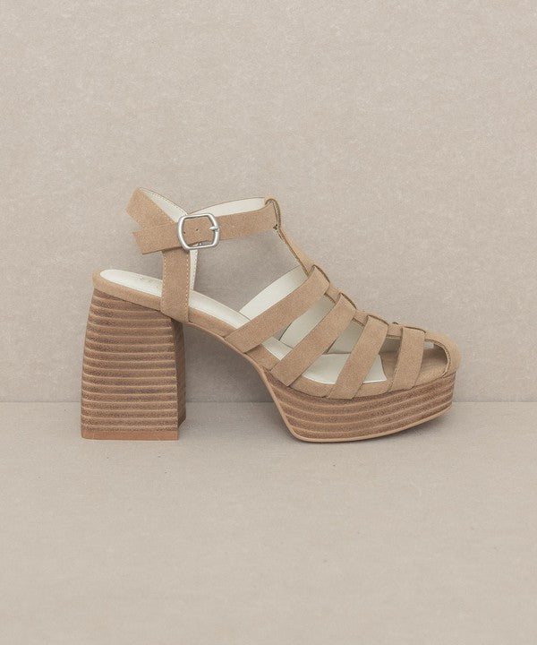 Heels - "OASIS SOCIETY" Gladiator Platform