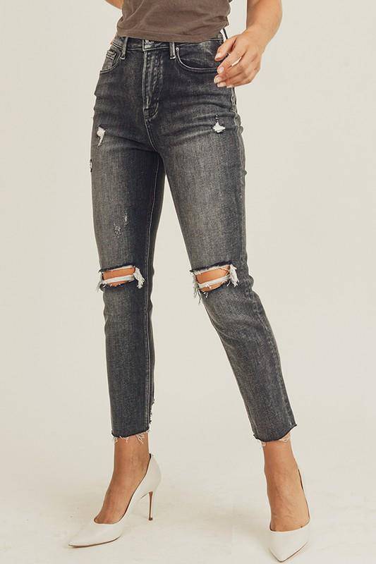 Jeans - "Risen" Relaxed Fit Skinny