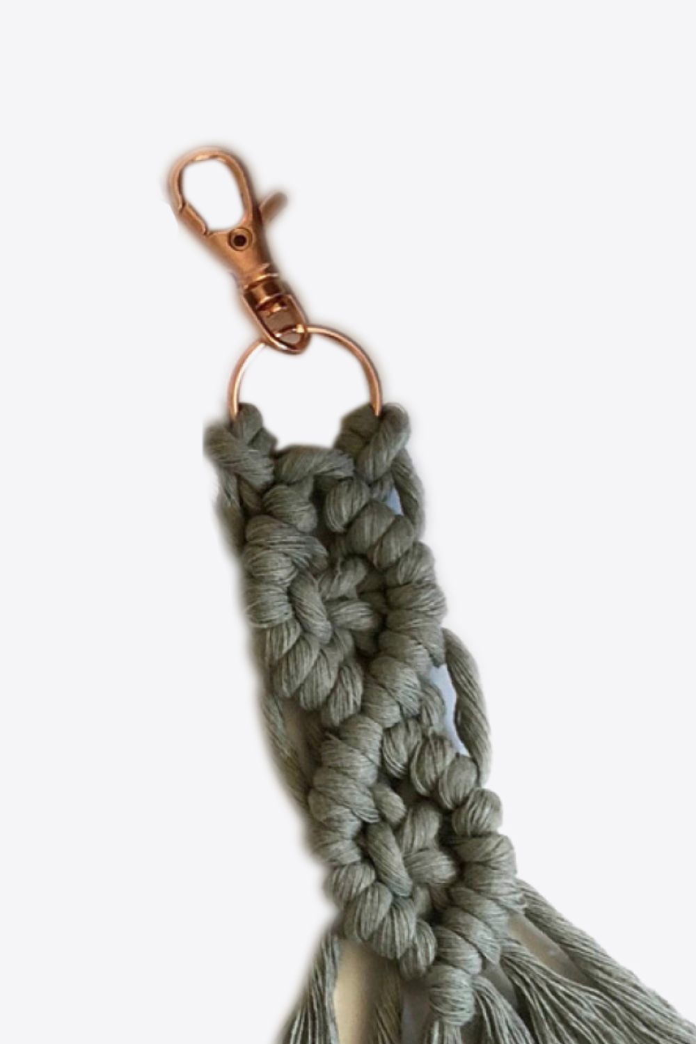 4-Pack Macrame Fringe Keychain