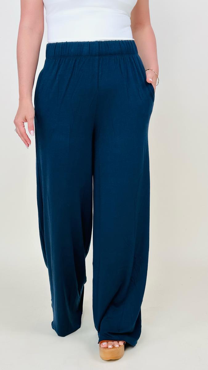 Zenana Wide Leg Pants With Pockets