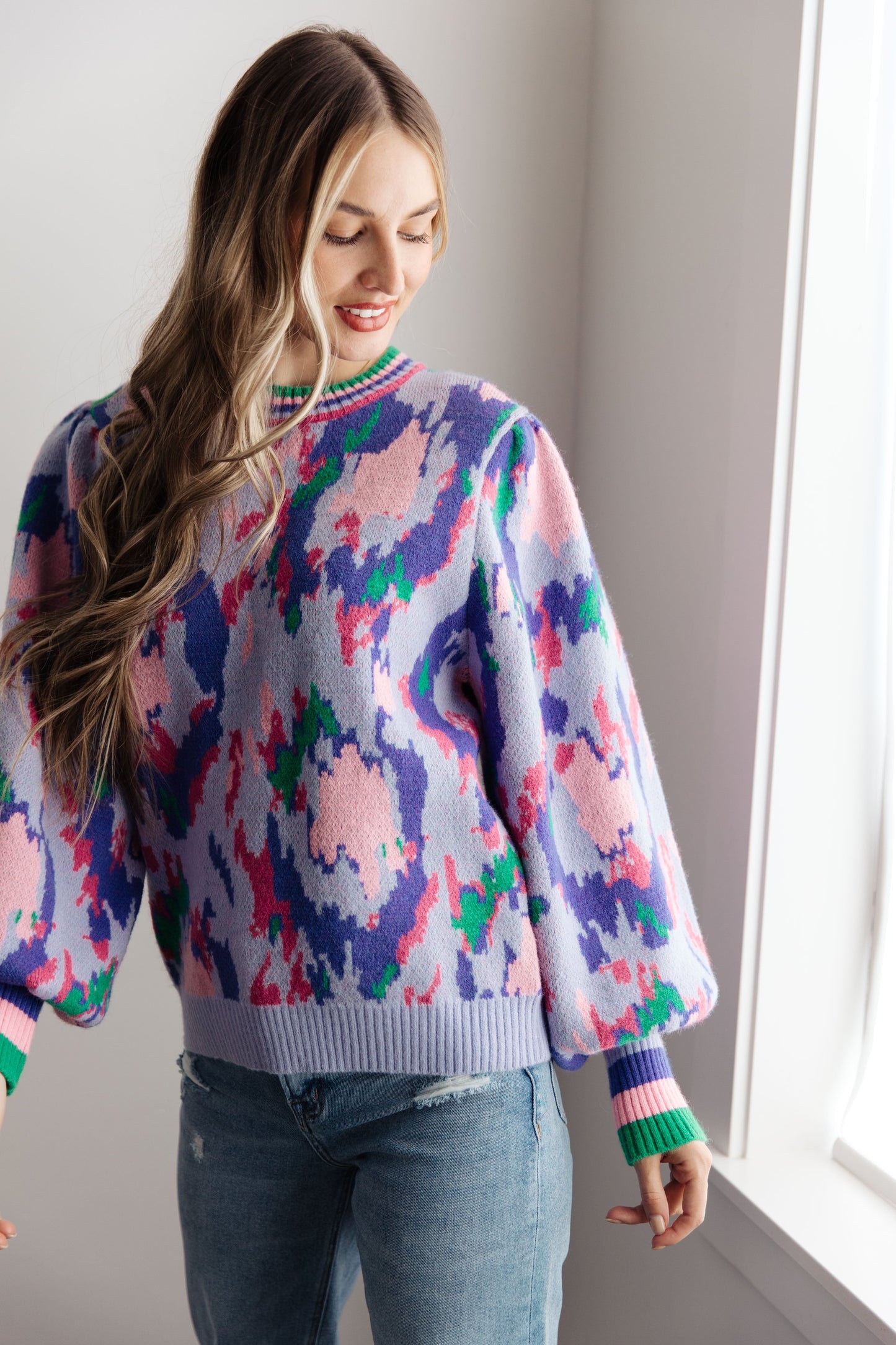 Jodifl - The Abstract Print Sweater