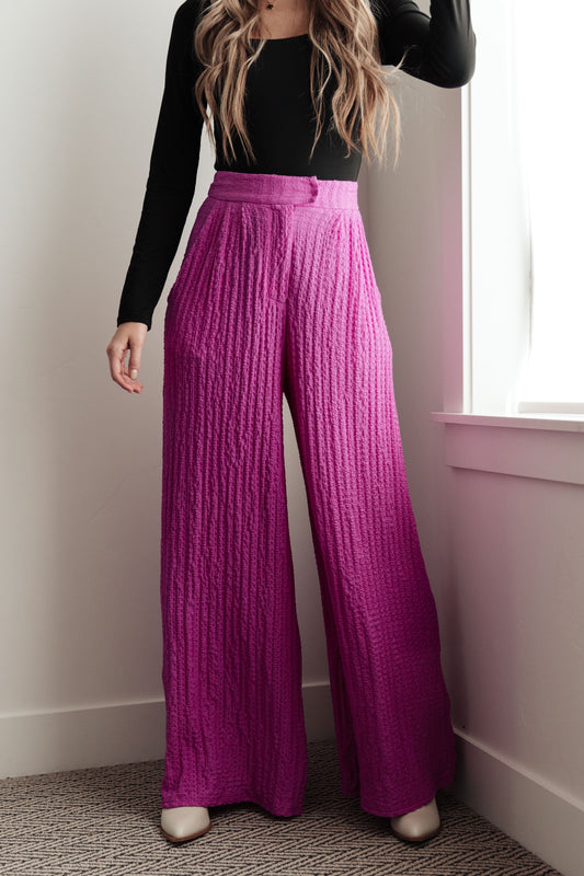 Davi & Dani - Totally Crazy Still Wide Leg Pants