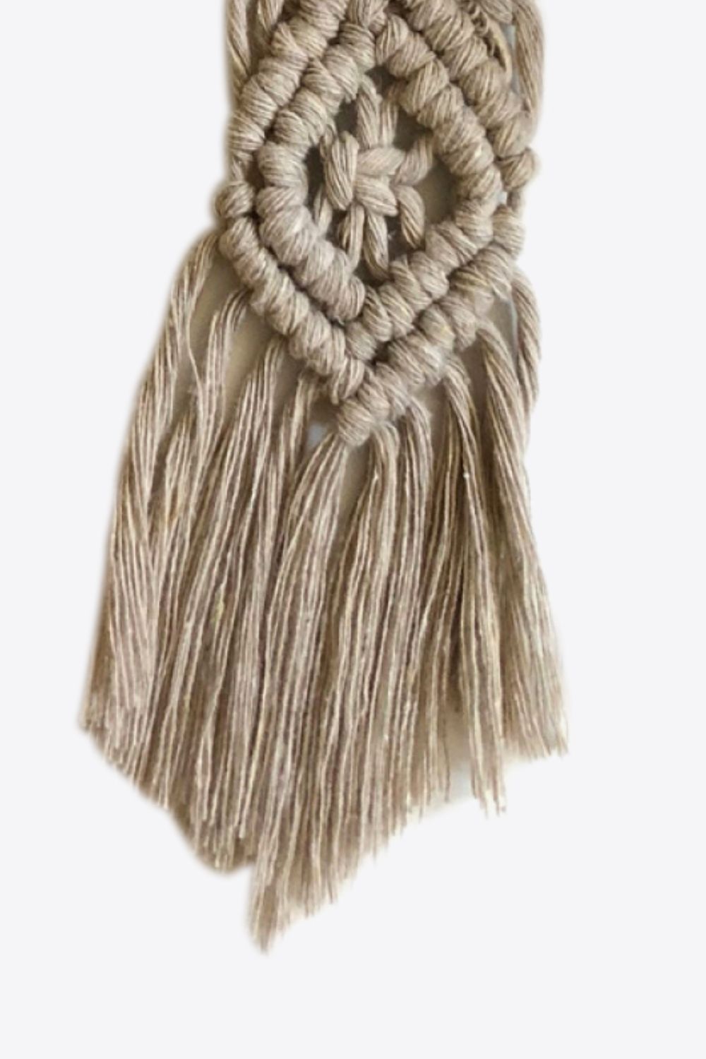 4-Pack Macrame Fringe Keychain