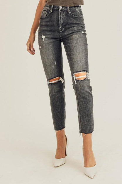 Jeans - "Risen" Relaxed Fit Skinny