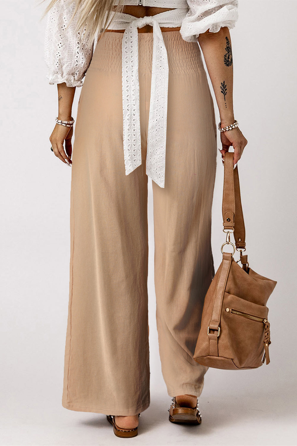 Pants - Smocked Wide Leg