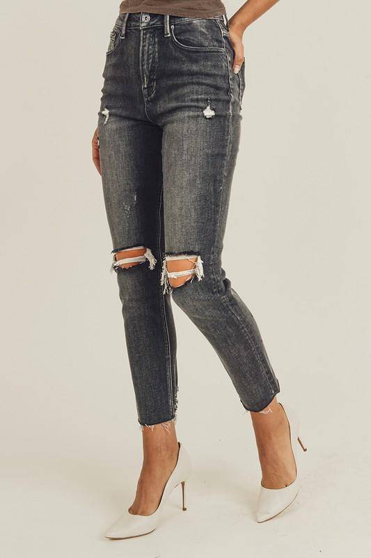 Jeans - "Risen" Relaxed Fit Skinny