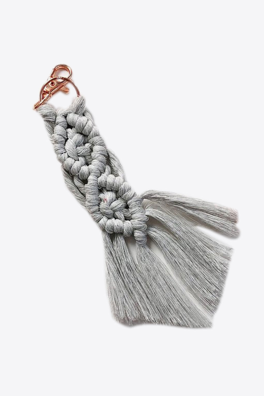 4-Pack Macrame Fringe Keychain